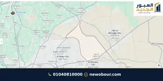 أرض - تم التخصيص 209 م² عمارة سكني — مدينة العبور الجديدة، الحي الثاني والثلاثون، المجاورة 4 — من المدينة — خريطة الموقع — 7